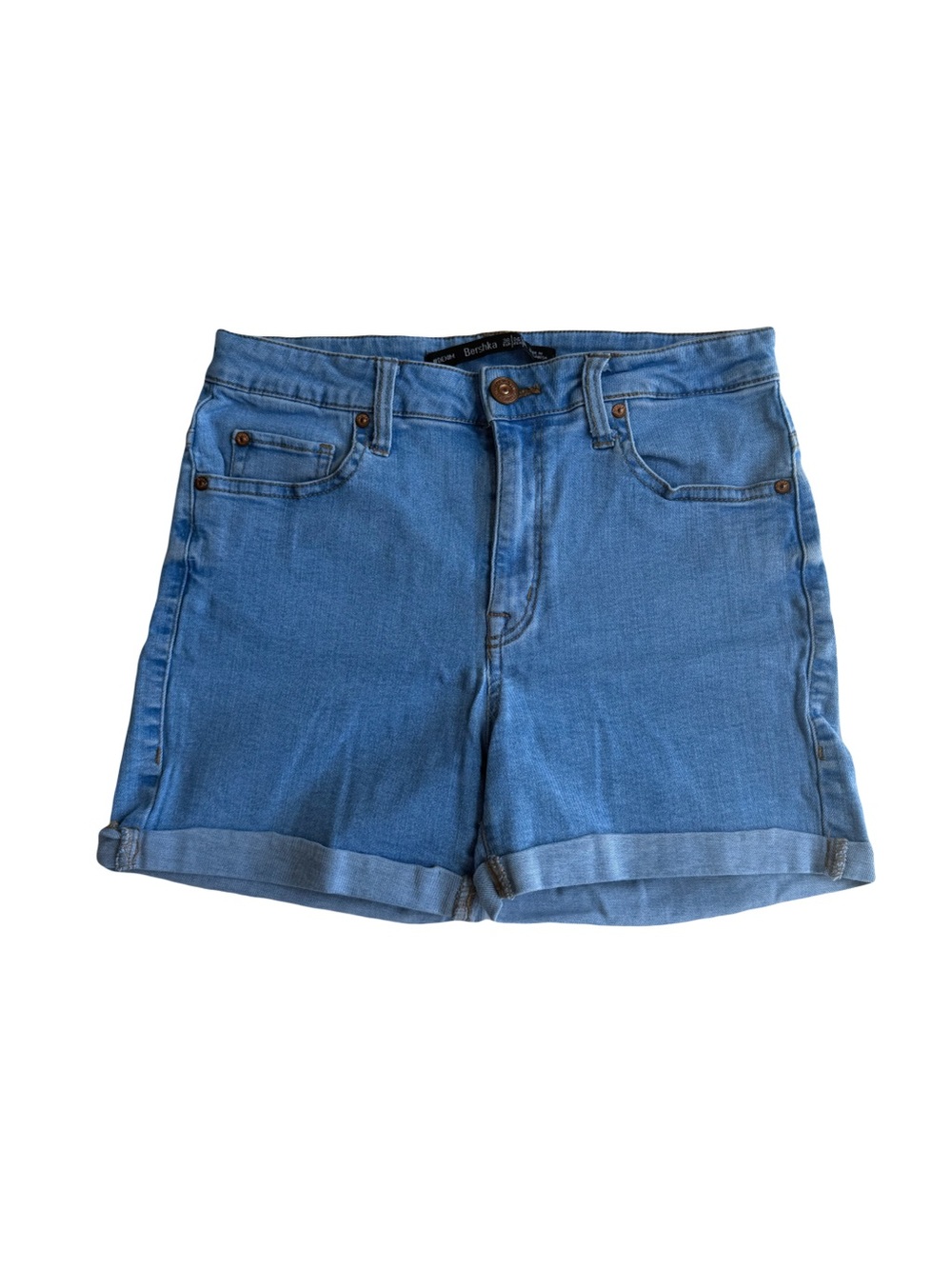 Bershka Blue Denim Shorts